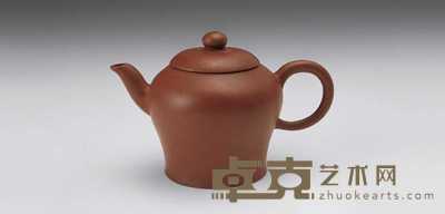 清中期 朱泥罐形壶 高6.6cm